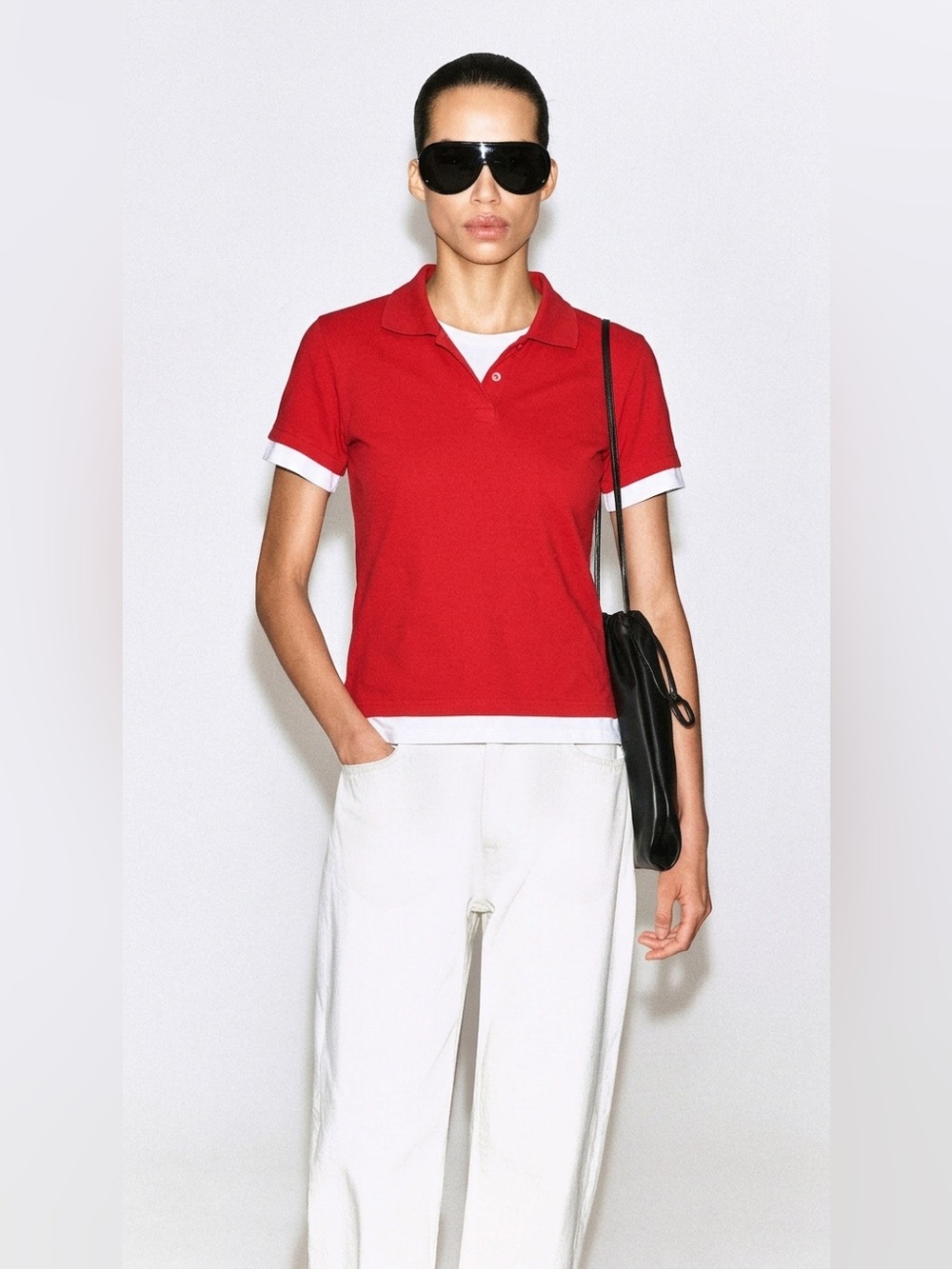 Zara Red Polo